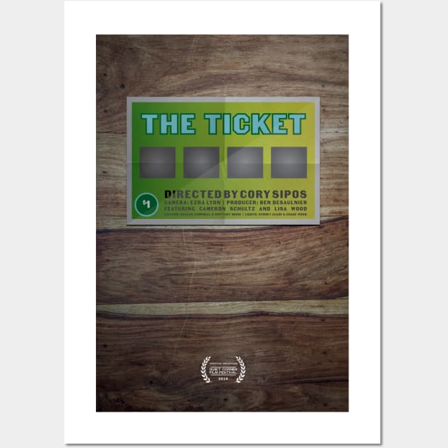 "The Ticket" by Corey Sipos (Killingly High) Wall Art by QuietCornerFilmFestival